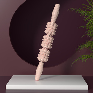 Deep Massage Stick Pain Bump Handheld Roller Bar Rolling Bar Full Body Mace Massage Stick Muscle Relaxer
