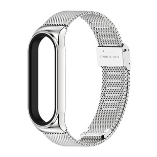 For millet bracelet 8 watchband 7 generation metal Milan magnetic suction 5/6 three beads steel 349 replacement wristband smart sports