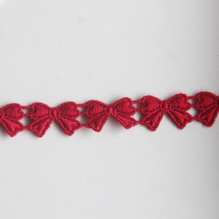 F16G3 handmade DIY accessories Japanese version of water soluble mercerized cotton bow lace 1cm wide