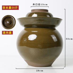Pickled Salted Duck Egg Jar Household Pickled Egg Container Ceramic Jar Pickled Lard Jar Pickles Pickles Pickles Pickles Pickles Pickles Pickles Jar
