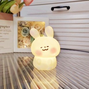 Cartoon rabbit night light wholesale night market stalls New Year children's cute luminous toys creative activities small gifts