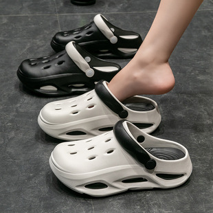 Cave Shoes Summer Lovers Outer Wear Thick Bottom Non-slip Slippers Double Color Spliced Cave Shoes Cross-border Slippers for Men