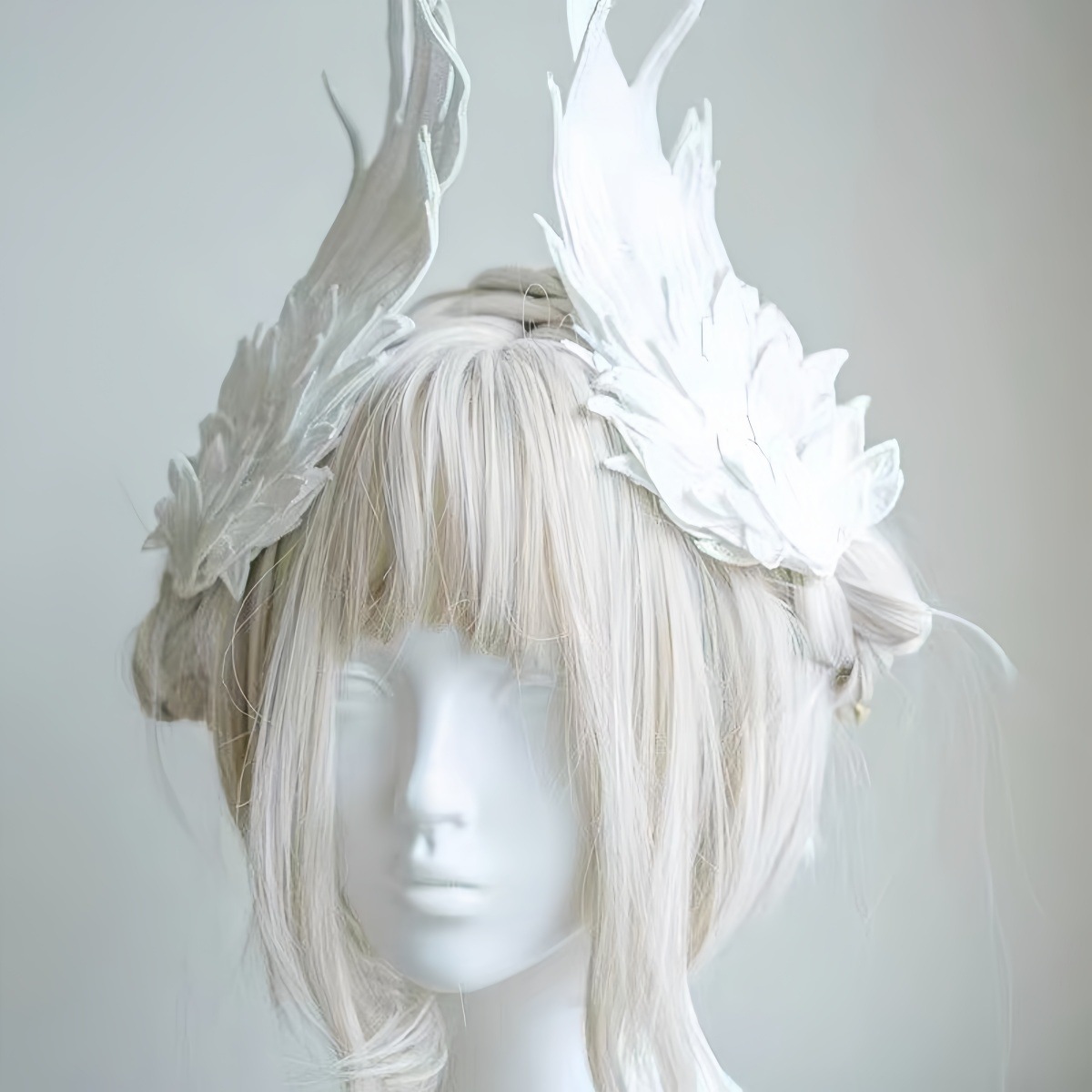 1 Pair of Angel Wings Black Pure Wings Hairpin Black Swan cos Halloween Headwear Photo Props Decoration