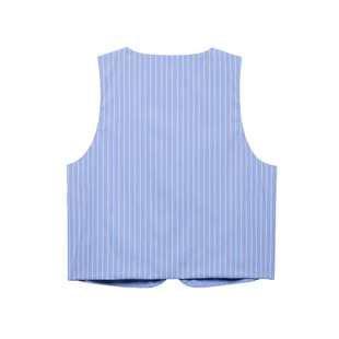 Foreign trade list! Spring and summer new European and American style women's fashion casual striped vest trousers 5427866