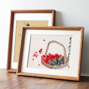 Solid Wood Photo Frame Wall Frame Mounted a4a3 Puzzle Frame 4K8K Square Frame 16 Inch 24 Poster