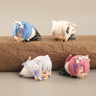 4 Zero World Life Hand-made Model Animation Cartoon Cute Cat Style Remram Doll Ornaments