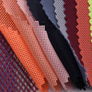 Factory in stock Multicolor K114 Diamond Mesh Four Corner Mesh Fabric Shoes Material Bag Hat Handbag Mesh Fabric