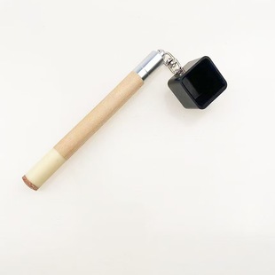 Wholesale Billiard Supplies Billiard Cue Head Tools 2 in 1 Metal Chocolate Pen Leather Head Acupuncture Accessories