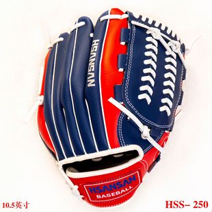 10.5 inch PVC/PU Material Infield Baseball Gloves for Kids/Adults Practice Game
