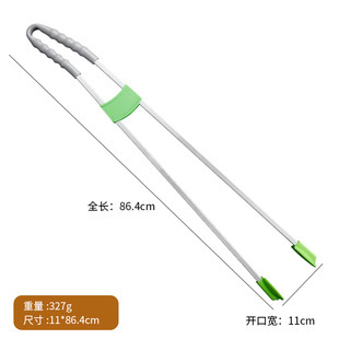 Foldable garbage clip wholesale pick-up gripper sanitary picker stainless steel fire tongs garbage picker long clip
