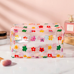 PVC Waterproof Wash Bag Translucent Cosmetic Bag Travel Bag PVC Bath Storage Bag Swimming Storage Bag Factory Batch