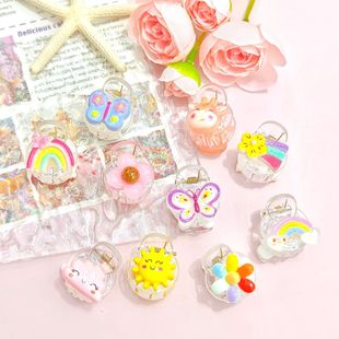 [can] cartoon girl baby broken hair artifact children's cute small grip princess bangs hairpin headdress