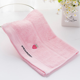 Jielia 3113 cotton soft absorbent cartoon cotton children's towel embroidered logo wholesale Jielia children's towel