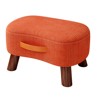 Small Stool Household Low Stool Simple Shoe Changing Stool Living Room Sofa Foot Stool Soap Stool Small Chair Soft Bag Small Bench