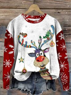 European and American foreign trade Amazon 2025 new casual Joker fashion trend high quality long sleeve round neck sweater