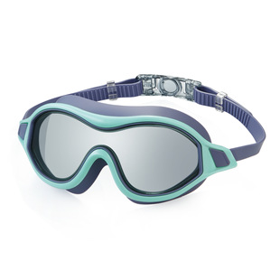 Customized Unisex High-Quality Anti-Fog Swimming Goggles One-Piece Panoramic Large Frame Anti-Uv Anti-Uv Swimming Goggles