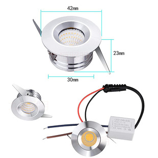 Mini small spotlight led embedded small hole 3cm4cm jewelry wine display cabinet bull eye spotlight starry sky