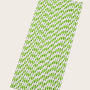 in stock wholesale 6*350 extended paper straw super long disposable paper straw stripe degradation cotton candy paper stick