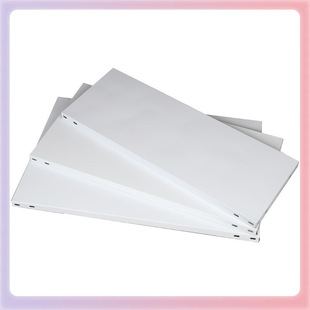 W9YX Shelf Household Metal Steel Plate Iron Plate White Light Storage Rack Layer Rack Angle Iron Storage Rack Multi-Layer