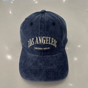 Vintage Washed American Baseball Cap Letter Couple All-match Women's Face Small Cap Casual Sunshade Hat Men's Fashion