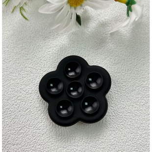 Flower mobile phone airbag bracket silicone suction cup mobile phone ring buckle adhesive retractable folding cute portable
