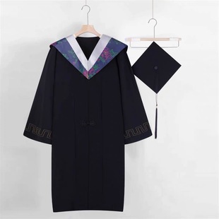 Degree Bachelor's Clothing Graduation Dress College Students Men and Women College Wind Engineering Undergraduate Master of Arts Doctor Tutor's Robe