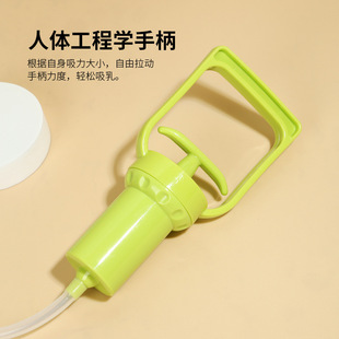 Hand drawn breast pump large suction painless breast pump anti-spill portable manual maternal milk collection pump
