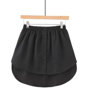 2022 Spring and Summer Easy to Wear New Shirt Fake Hem plus size Half-length Skirt A- shaped Free Shipping Irregular Base