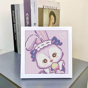Детская алмазная роспись Sanrio Diamond наклейка DIY креативная ручная роспись с бриллиантами наклейки с фоторамкой игрушки оптом