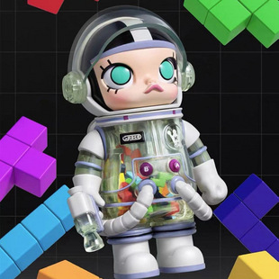 Серия Bubble Mart Anniversary 3 MEGA SPACE MOLLY Коллекция трех поколений слепых коробок 100% прилив
