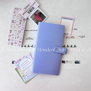 Film-cutting sticker storage book 6-inch simple transparent photo sticker storage book can hold 80 Xiao Qin classmates