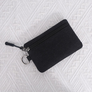 Key Card Bag Storage Bag Small Wallet Coin Purse Coin Portable Ladies Wallet ✅ Hanging Buckle Lanyard Small Bag Canvas