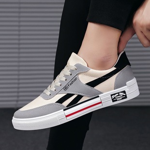 Board Shoes Men's 2022 New Sports Breathable White Shoes Fashionable ins All-match Board Shoes Spring Student Casual Shoes