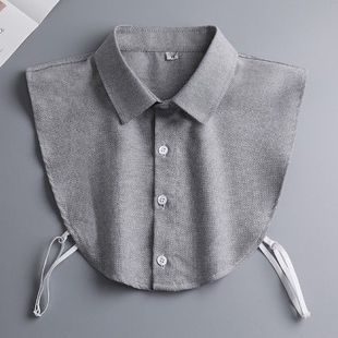 Fake Shirt Collar Men's and Women's Pure Cotton All-match Pointed Collar Professional Casual Suit Tooling Autumn Winter Spring Fake Shirt Collar