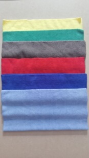Warp knitted flat wool microfiber car washing polishing waxing cleaning towel for car washing shop