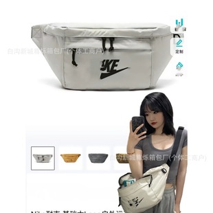 Trendy Brand Large Capacity Waist Bag Men's 2025 Fashionable All-match Crossbody Chest Bag Cross-border Wholesale Outdoor Sports Backpack for Women
