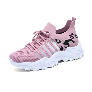 Обувь женская новая мода новая папочка обувь shoes сетчатая дышащая корейская спортивная обувь толстая подошва женская обувь