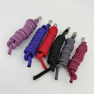 Bolt rope matching harness rein copper horse rope braided equestrian supplies turn hook horse rope full hook bridle equestrian equestrian