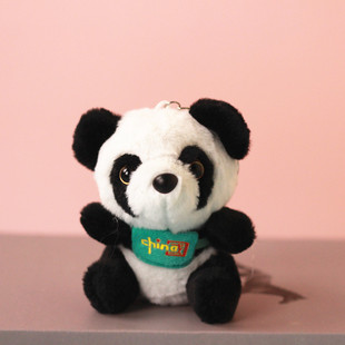 Wholesale Panda Plush Toy Doll Cute Little Panda Doll Sichuan Commemorative Cloth Four Inch Doll Machine Gift