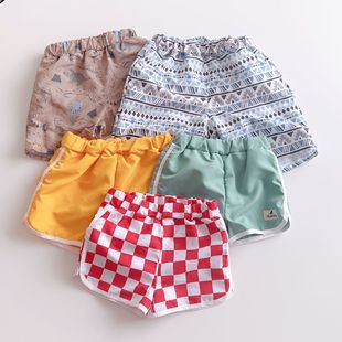 Japan original single tail 90-130 children boys and girls Summer Shorts beach pants outdoor sports quick dry
