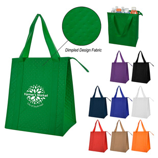 Non-Woven Bag Ice Bag Cooler Bag Cartoon Pattern Bag Shopping Bag Supermarket Insulation Bag Zipper