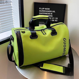 Short-Distance Travel Bag Men's Large-Capacity Women's Travel Lightweight Portable Luggage Bag Dry and Wet Separation Sports Style