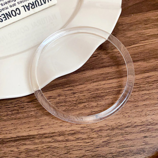 Acrylic halo round fine bracelet simple fashion imitation jade bracelet retro style Joker temperament jewelry wholesale