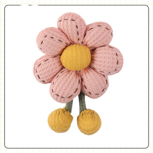 Pastoral Style Sun Flower Pin Jewelry Accessories DIY Fabric Cute Brooch Children's Day Gift Bag Accessories