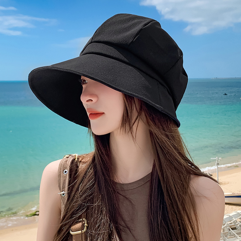 봄과 가을 패션 어부 모자 한국 인즈 일본 학생 패션 올 매치 모자 선 스크린 3 대 1 햇살 모자