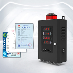 Pulitong Industrial Leakage Fixed Probe Natural Liquefied Combustible Gas High Temperature Alarm Control Detector