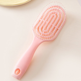 Comb wholesale fluffy hair artifact styling hollow long handle bone comb curly hair air bag massage gas wholesale
