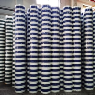 High Quality 600D Thick Yarn-DyeD Color Strip OxforD Cloth Waterproof SunshaDe Telescopic Tarpaulin ReD anD White Strip Tent Beach Chair Cloth