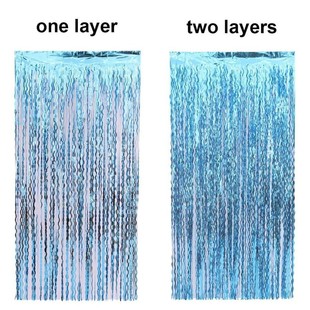 Cross-border Hot-selling Rain Curtain Wedding Birthday Party Arrangement Supplies Wedding Room Background Arrangement Decorative Rain Curtain 2 m Gas