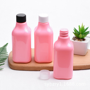 Пластиковая крышка PP 200ml длинная горловая бутылка пластиковая жидкая бутылка для розлива эссяная вода небольшой пробный флакон спиральный крышка